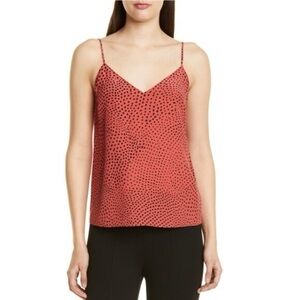 Rag & Bone Astrid Camisole Size Large Polka Dot Viscose Slinky Crepe NWT